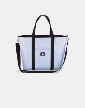 Cottonmoose Wickeltasche Shopper Bag 750/151 Pearl Blue Leather