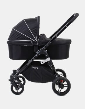 Valco Baby Snap 4 – 600D – Kombi-Kinderwagen – Set 2in1 – Coal Black