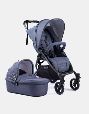 Valco Baby Snap 4 – Tailor Made – Kombi-Kinderwagen – Set 2in1 – Denim