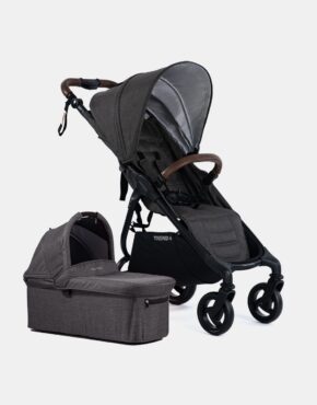 Valco Baby Trend 4 – Tailor Made – Kombi-Kinderwagen – Set 2in1 – Charcoal