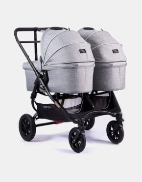 Valco Baby Snap Duo Sport – Tailor Made – Zwillingskinderwagen – Set 2in1 – Grey Marle