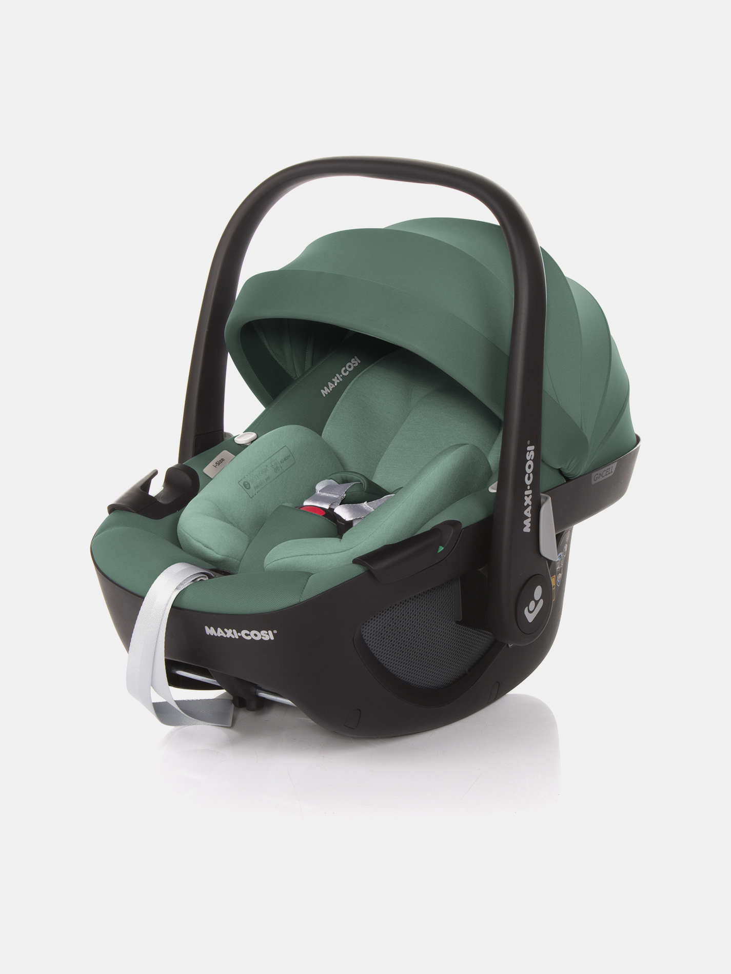 Maxi-Cosi Plaza Plus – Kombi-Kinderwagen – Set 4in1 inkl. Maxi-Cosi Pebble  360 Babyschale und FamilyFix 360 Base – Essential Green