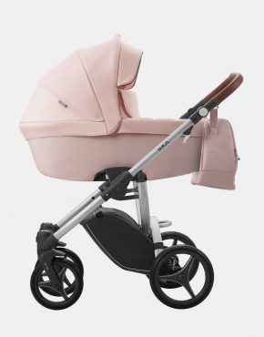 Bebetto Luca 14 Pastell-Rosa Graues Gestell 2in1