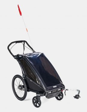 Thule Chariot Sport 1 (Single) Fahrradanhänger Einsitzer – Black on Black