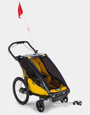 Thule Chariot Sport 1 (Single) Fahrradanhänger Einsitzer – Spectra Yellow on Black