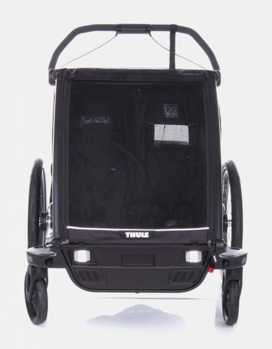 Thule Chariot Sport 2 (Double) Fahrradanhänger Zweisitzer - Midnight Black on Black