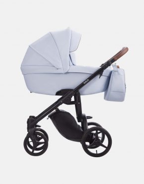 Bebetto Luca Pro Kombi-Kinderwagen Creamblue Leather - Set 3in1 inkl. Babyschale Avionaut Cosmo