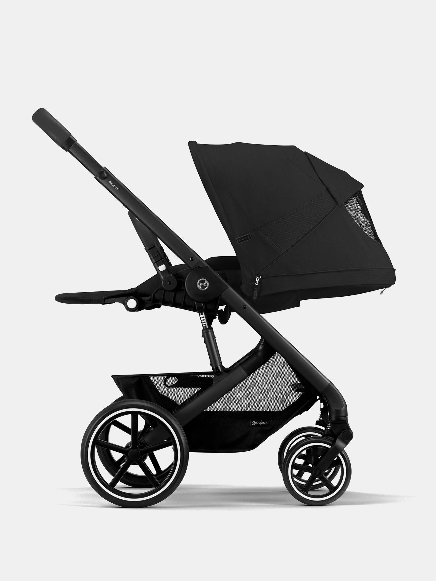 Cybex Balios S Lux 2.0 Lux S – mit 2in1 Moon Cot Black