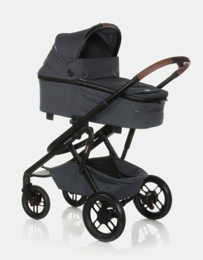 Maxi Cosi Lila XP Plus Kombi Kinderwagen Essential Graphite inkl. Coral 360 Babyschale und Familyfix 360 Base – Set 4in1