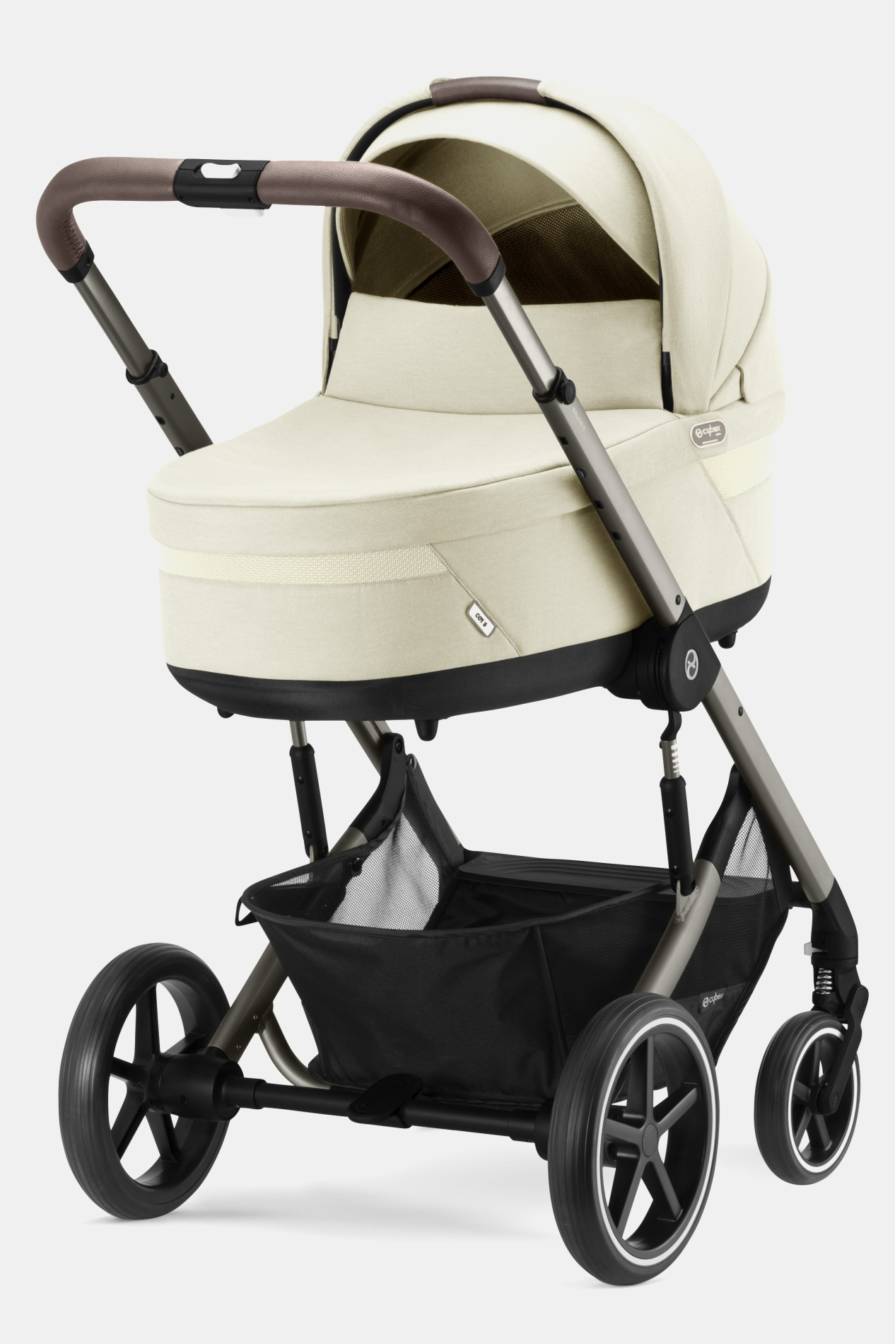 Nuna TRIV Next – Kinderwagen – Hazelwood – Set 4in1 inkl. TRIV Next Babywanne, Pipa Next Babyschale und Base Next System