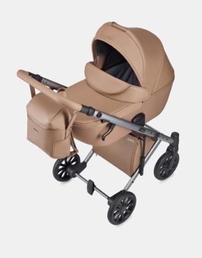 Anex E/Type Kinderwagen – Sepia – Set 4in1 – inkl. Babyschale Coral 360 und Base Familyfix 360