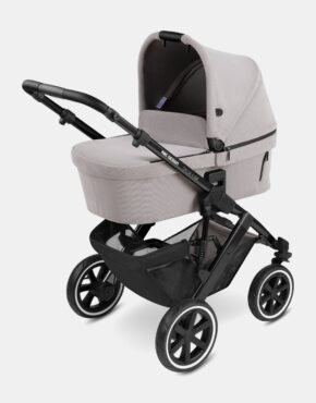 ABC Design Salsa 4 Air – Kombi-Kinderwagen – Set 3in1 inkl. Sportsitz, Babywanne und Babyschale ABC Design Tulip – Bisquit