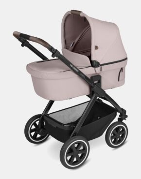 ABC Design Samba – Kombi-Kinderwagen – Set 3in1 – inkl. Sportsitz, Babywanne und Babyschale ABC Design Tulip – Pure Edition – Berry – Kollektion 2024