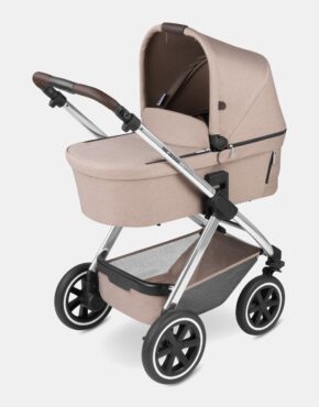 ABC Design Samba – Kombi-Kinderwagen – Set 3in1 – inkl. Sportsitz, Babywanne und Babyschale ABC Design Tulip – Pure Edition – Grain – Kollektion 2024