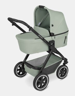 ABC Design Samba – Kombi-Kinderwagen – Set 3in1 – inkl. Sportsitz, Babywanne und Babyschale ABC Design Tulip – Pine – Kollektion 2024