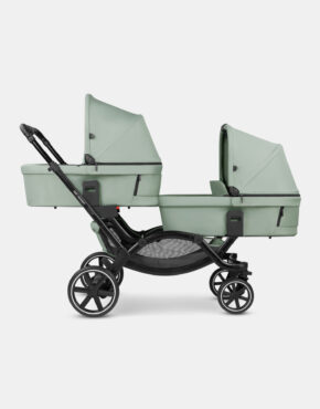 ABC Design – Zoom – Zwillingswagen – 2in1 – inkl. 2 Babywannen und 2 Sportaufsätze – Pine